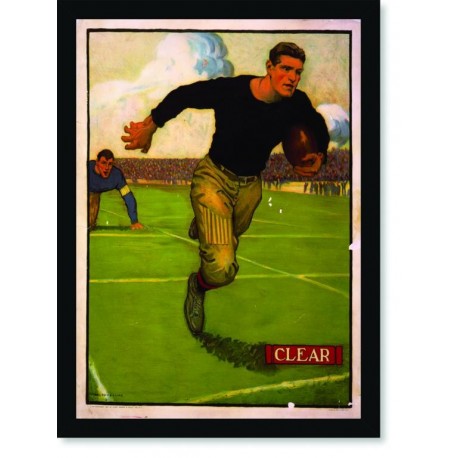 Quadro Poster Esportes Football Clear