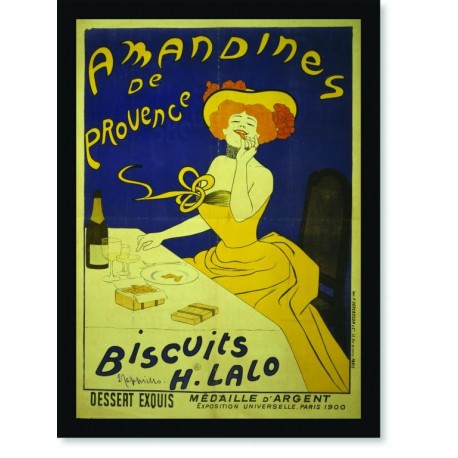 Quadro Poster Propaganda Bebidas Amandines de Provence