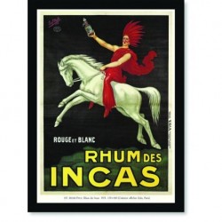Quadro Poster Propaganda Guerra Rhum des Incas
