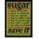 Quadro Poster Propaganda Bebidas Sugar Save it