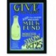 Quadro Poster Propaganda Bebidas Milk Fund
