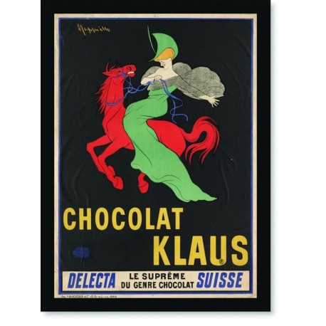 Quadro Poster Propaganda Bebidas Chocolote Klaus