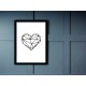 Quadro Poster Art Digital Abstrato 8082