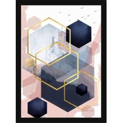Quadro Poster Art Digital Abstrato 8096