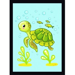 Quadro Poster Art Digital Abstrato 8105