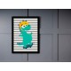 Quadro Poster Art Digital Abstrato 8111