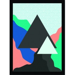 Quadro Poster Art Digital Abstrato 8131