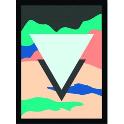 Quadro Poster Art Digital Abstrato 8133
