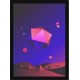 Quadro Poster Art Digital Abstrato 8134
