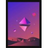 Quadro Poster Art Digital Abstrato 8135
