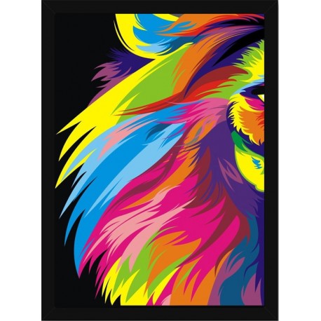 Quadro Poster Art Digital Abstrato 8168