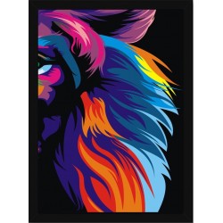 Quadro Poster Art Digital Abstrato 8170