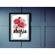 Quadro Poster Art Digital Abstrato 8187
