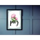 Quadro Poster Art Digital Abstrato 8203