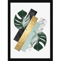 Quadro Poster Art Digital Geometrico 8210
