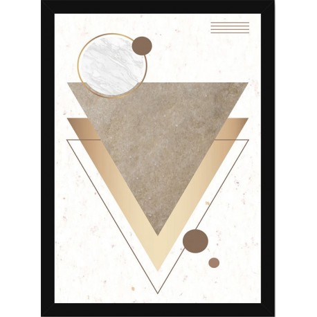 Quadro Poster Art Digital Geometrico 8211