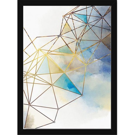 Quadro Poster Art Digital Geometrico 8215