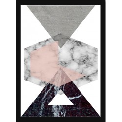 Quadro Poster Art Digital Geometrico 8226