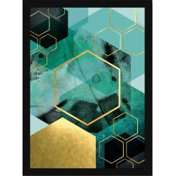 Quadro Poster Art Digital Geometrico 8227