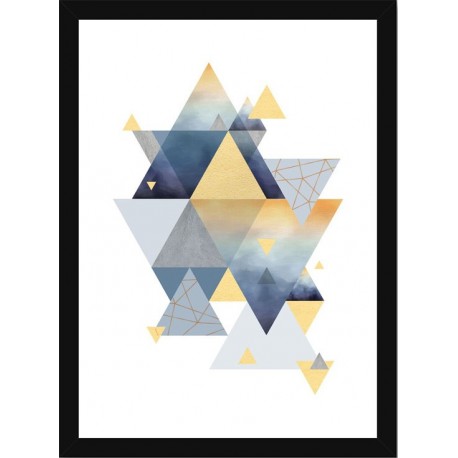 Quadro Poster Art Digital Geometrico 8228
