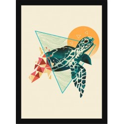 Quadro Poster Art Digital Geometrico 8233