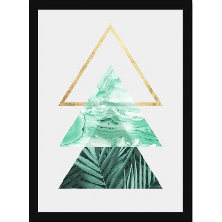 Quadro Poster Art Digital Geometrico 8235