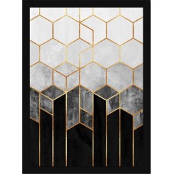 Quadro Poster Art Digital Geometrico 8238