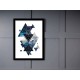 Quadro Poster Art Digital Geometrico 8240