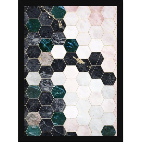 Quadro Poster Art Digital Geometrico 8249
