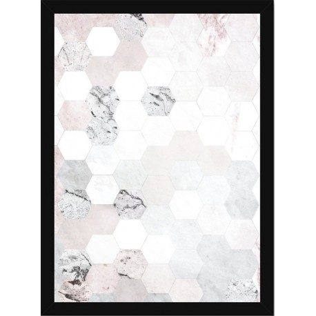 Quadro Poster Art Digital Geometrico 8250