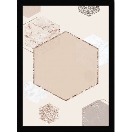 Quadro Poster Art Digital Geometrico 8258
