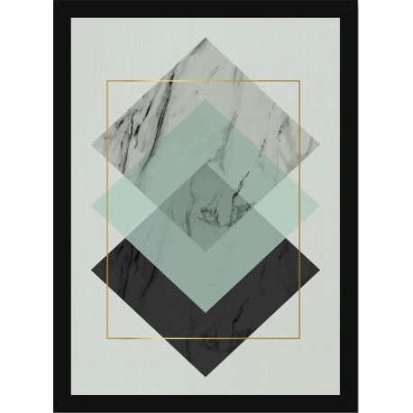 Quadro Poster Art Digital Geometrico 8267