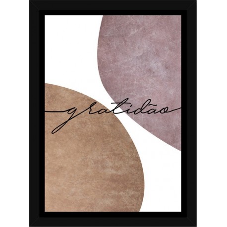 Quadro Poster Art Digital Gratidão 8339