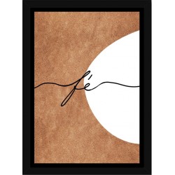 Quadro Poster Art Digital Fé 8340