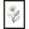 Quadro Poster Art Digital Flores 8344