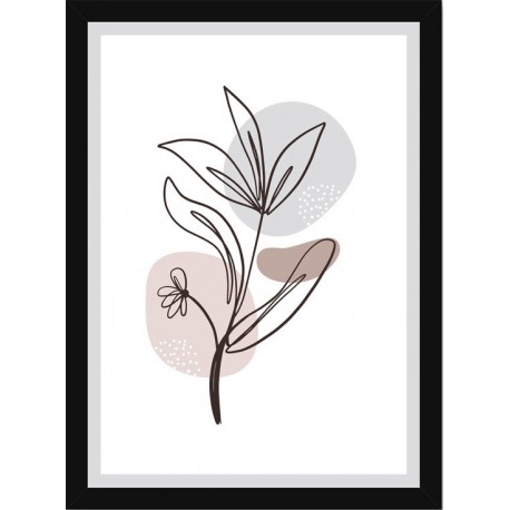 Quadro Poster Art Digital Flores 8345