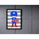Quadro Poster Infantil Capitão América 8350