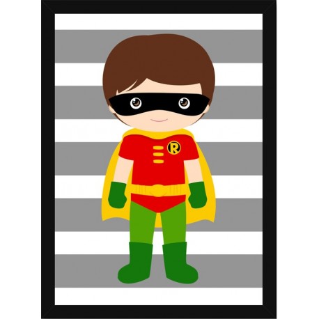 Quadro Poster Infantil Robin 8352