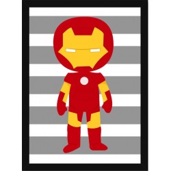 Quadro Poster Infantil Homem de Ferro 8353