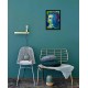 Quadro Poster Personalidades Senna Aquarela 8356