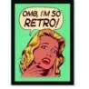 Quadro Poster Pop Art Omg im so retro