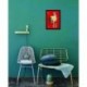 Quadro Poster Pop Art Cachorro Patchwork
