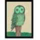 Quadro Poster Pop Art Coruja