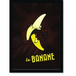 Quadro Poster Pop Art La Banane