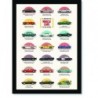 Quadro Poster Pop Art Muscle Car