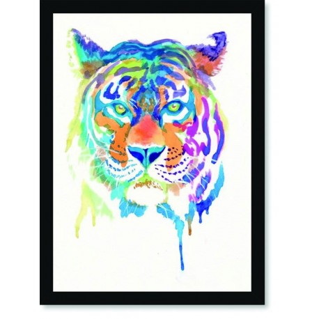 Quadro Poster Pop Art Tigre