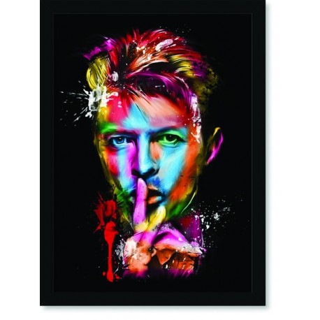 Quadro Poster Pop Art David Bowie 1
