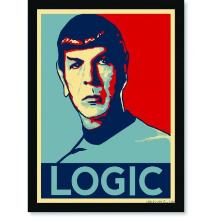 Quadro Poster Pop Art Logica de Spok