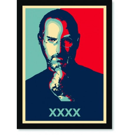 Quadro Poster Pop Art Steve Jobs XXXX