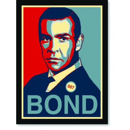 Quadro Poster Pop Art James Bond